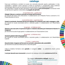 SDG 4: iniziano i corsi CISP per insegnanti 2022/2023 Immagine 1