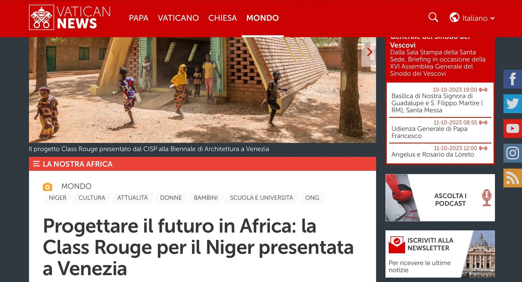 Progettare il futuro in Africa: la Class Rouge per il Niger  ... Imagen 1